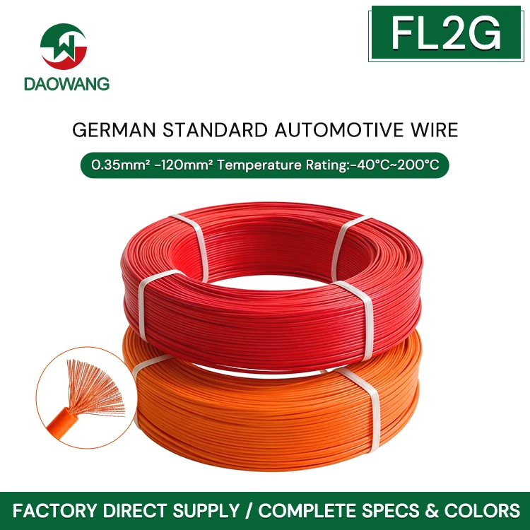 FL2G Silicone Rubber Automotive Cable: Chaguo Linalotegemeka kwa-Mazingira ya Halijoto ya Juu
